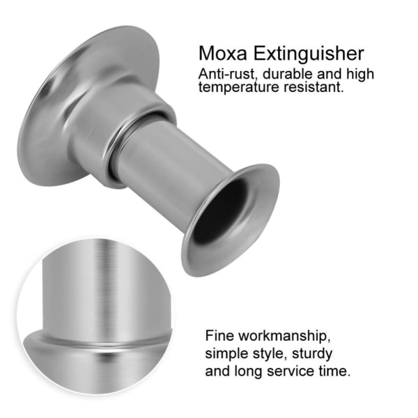 Moxibustion Slukker Roller Roll Holder Stick Extinguisher