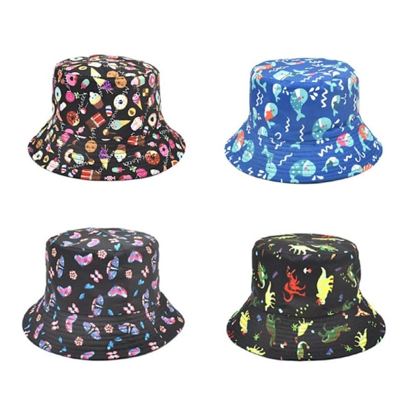 Sommer Bucket Hat Fiskehætte F F F
