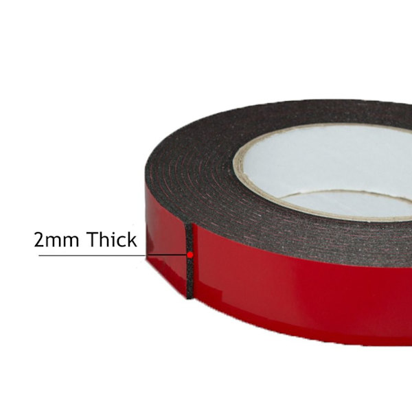 0,5 tommer x 16,4 ft skumtape Dobbeltsidet tapemonteringstape