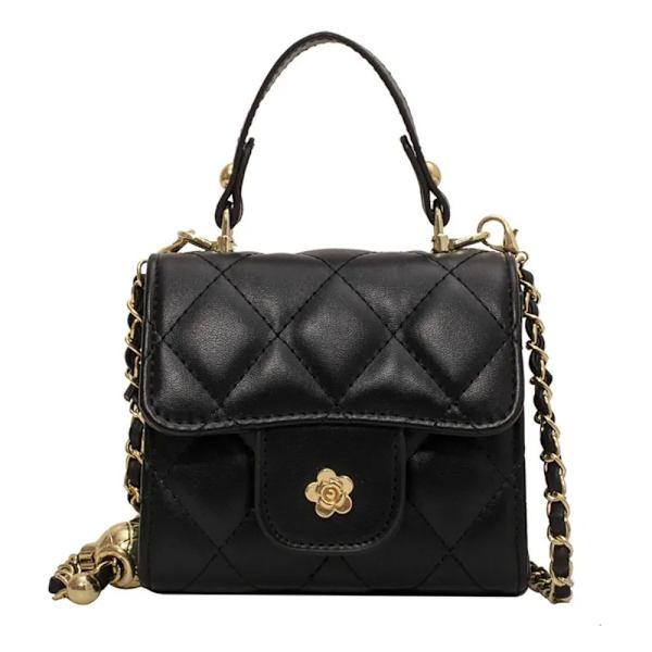 Chain Crossbody Bags Axelväska SVART black