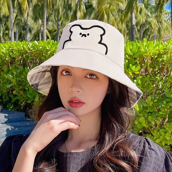 Sommarmode Flickor Tyghatt Solhatt Sommarhatt ROSA pink