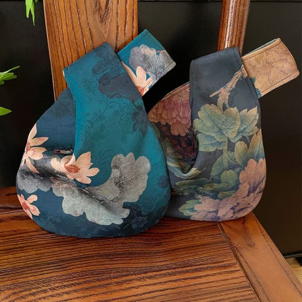 Blomsterhåndtaske Knot Håndledstaske 2 2 2