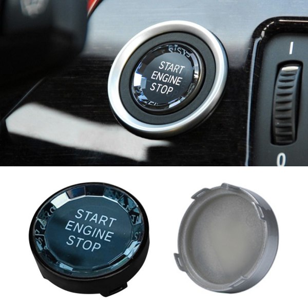til bm w E90 E91 E92 E93 E60 4-farvet start stop knap sort