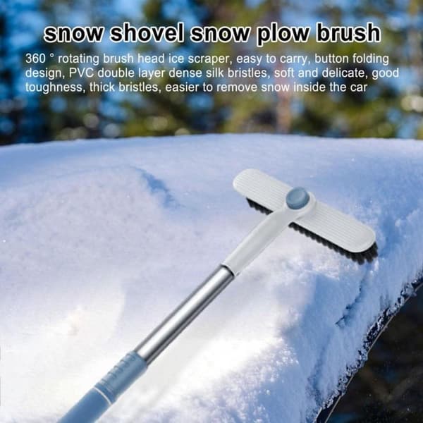 Bilisskrapa Auto snöskrapa GRÅ grey