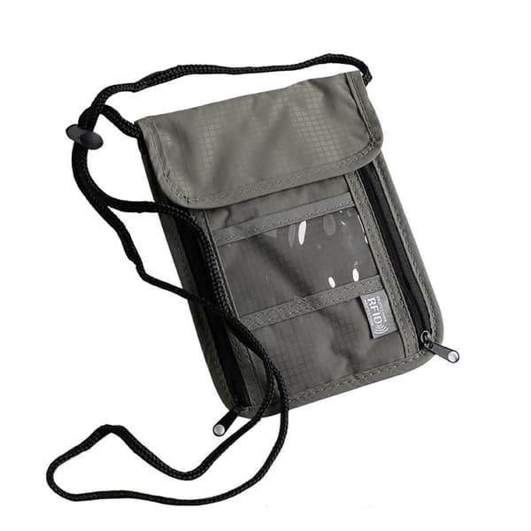 RFID Passi ID Laukku Asiakirjatasku GREY2 GREY2 Grey2