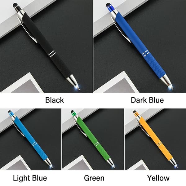 2 STK Multifunktion Pen Kapacitiv Pen SORT Black