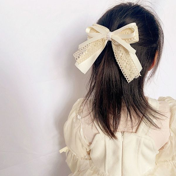 Bow Hair Clip Butterfly Hairpin PINK pink