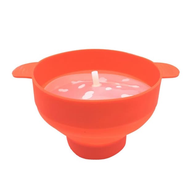 2PCS Silikon Popcorn Bowl Popcorn Popper Maker Mikrovågsugn