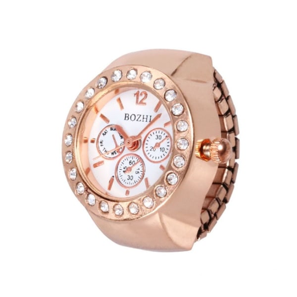 Finger Rings Klockor Ring Watch GULD Gold