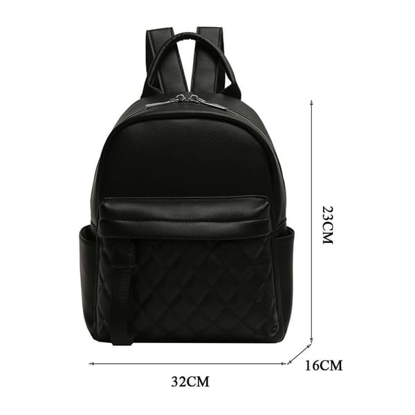 Matkareppu PU-nahkareppu MUSTA black