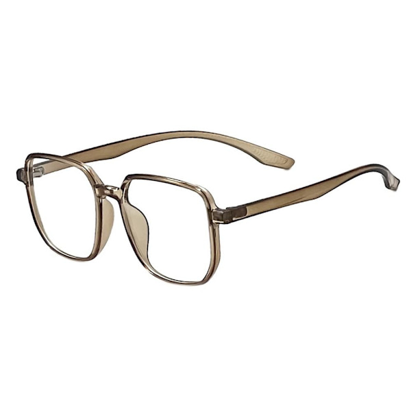 Anti-Blue Light Glasses Square Eyeglasses KHAKI Khaki