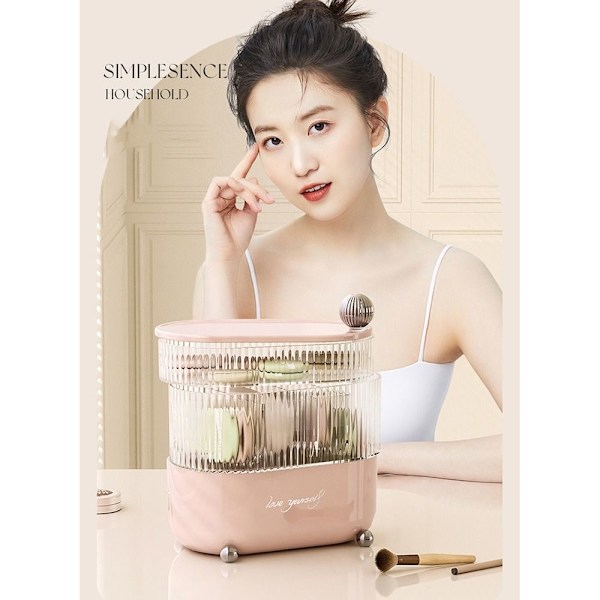 Makeup Organizer Kosmetisk Opbevaringsboks HVID 4 LAG 4 LAG white 4 layers-4 layers