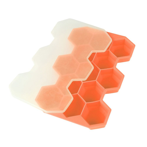 Ice Cube Form Isfremstillingsform ORANGE Orange