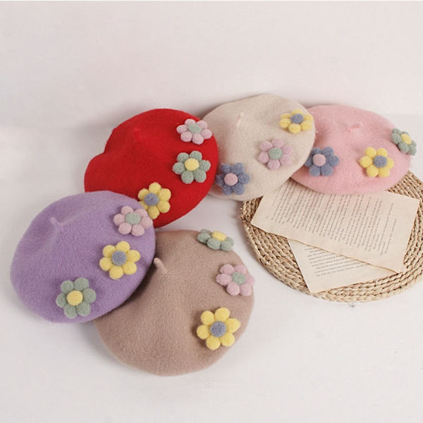 Lapset Baretit Lippalakit Lapset Taiteilijahattu BEIGE beige