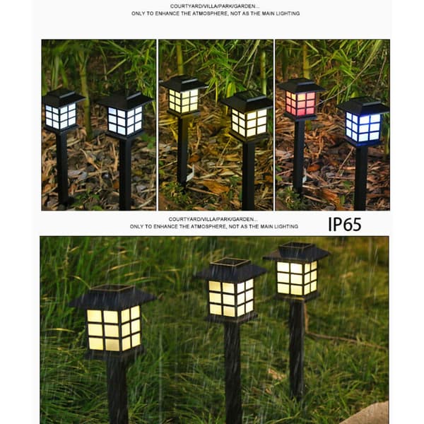 LED Solar Pathway Lights Solar Light HVID LYS HVID LYS white light