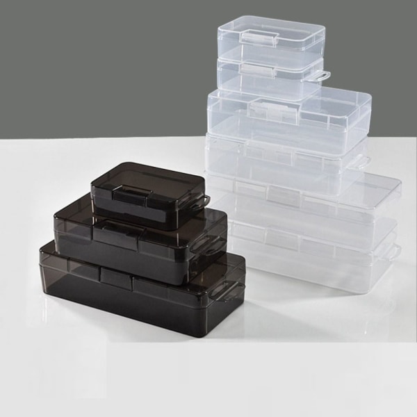 Förvaringslåda Smycken Pärlor Behållare SVART 92X68X30MM Black 92x68x30mm