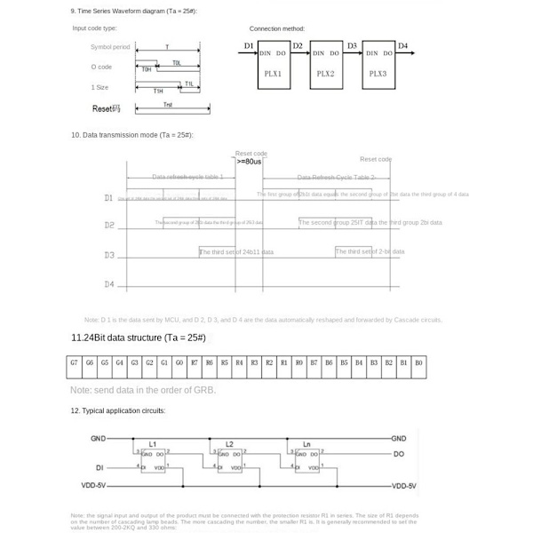 100 stk WS2812B Lights Beads LED COB Chip lysemitterende dioder