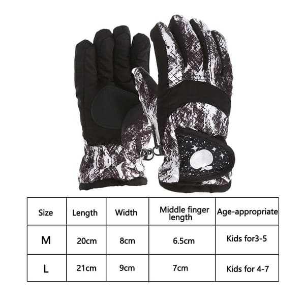 Snow Ski Handskar Snowboard Handskar BARN FÖR 3-5E E Kids for 3-5E