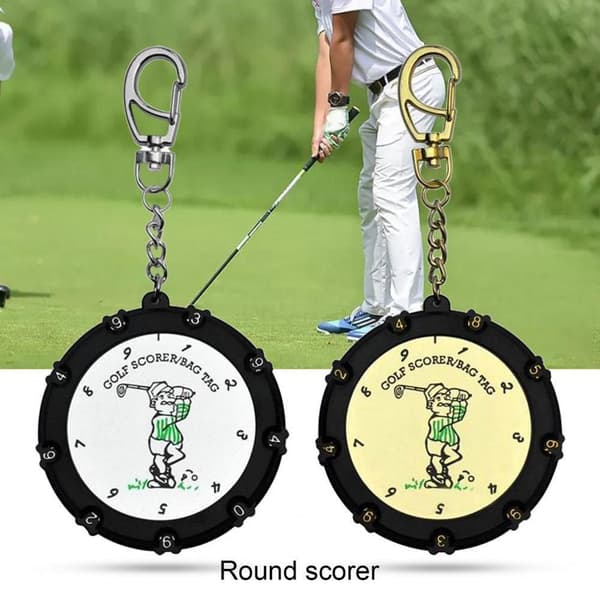 Golf Stroke Counter Golf Scoreer SILVER Silver