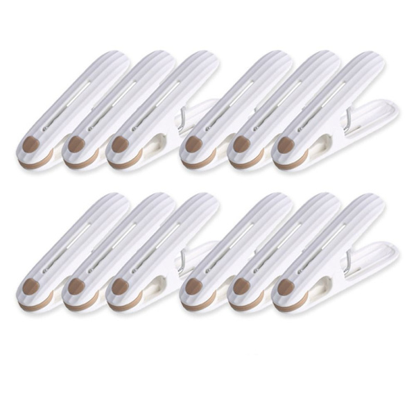 12 stk Klesklyper Klesklyps Klesklyper Yellow 12 Pcs-12 Pcs