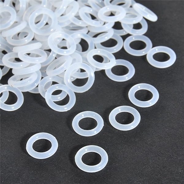 2Pack 108st/pack Tangentbord O Ring Switch Dämpare VIT VIT white