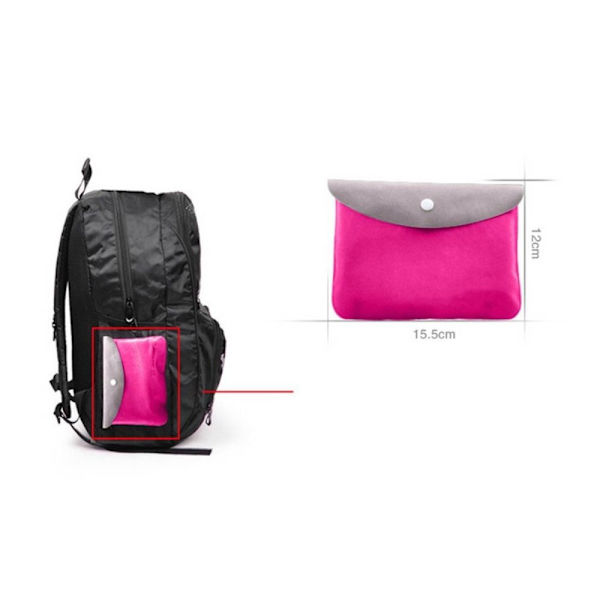 Luft oppblåsbar pute U-form pute ROSE RED rose red