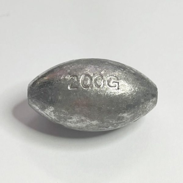 20/40/60/80/100 st Fiskeblysänkor Fiskeviktsänkare 1g-60pcs