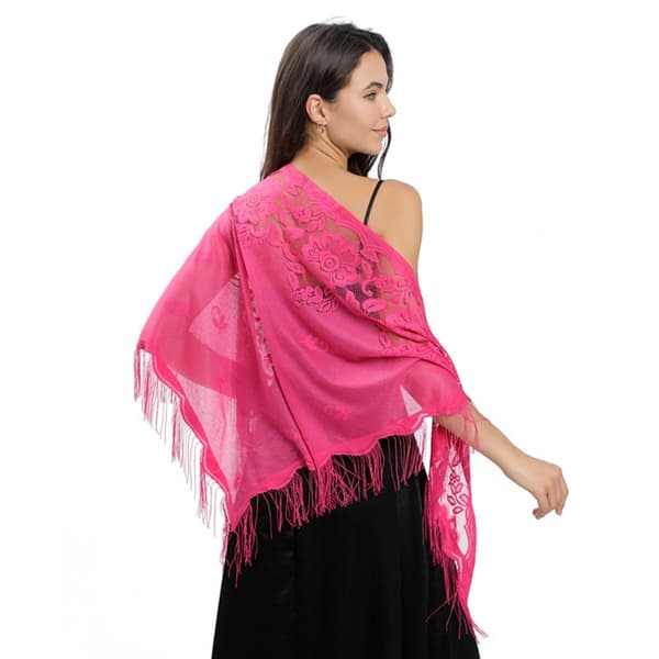 Aftenkjoler Sjal Lady Cape Wraps HVIT HVIT White