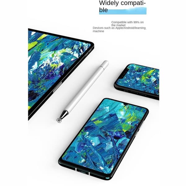 1 STK Disc Kapacitiv Pen Touch Screen Pen SORT SORT Black