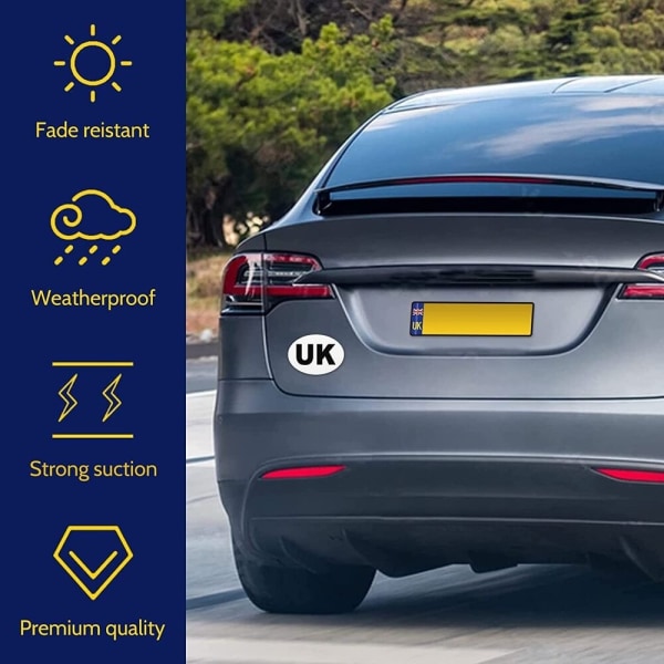 5 stk bilklistermærker Nummerplade A A A