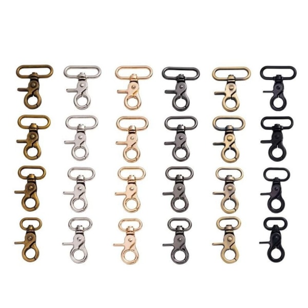 2st Metall Snap Hook Dragspännen BRONS 32MM Bronze 32mm