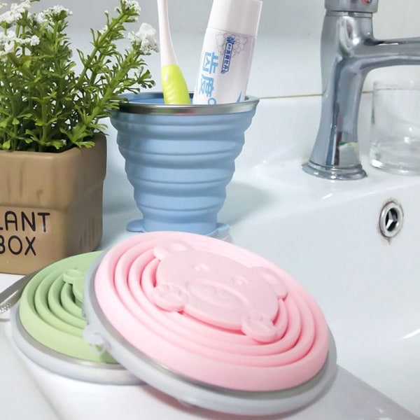 Silikon Vikkopp Kaffekoppar ROSA pink