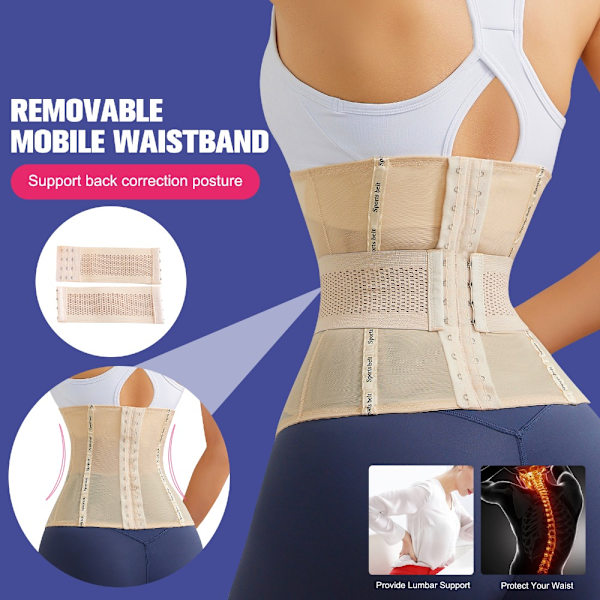 Shaper Waist Trainer Belly Waist Trainer SORT L black L