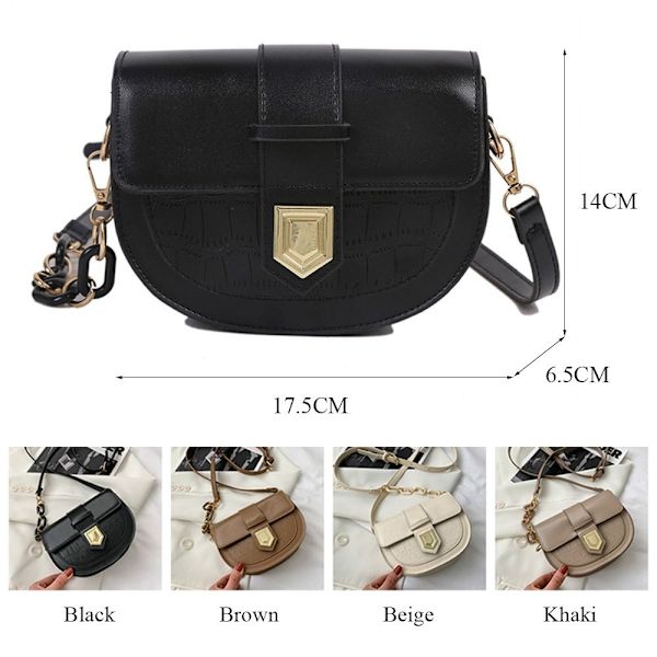 Skulderveske Messenger Bag SVART black
