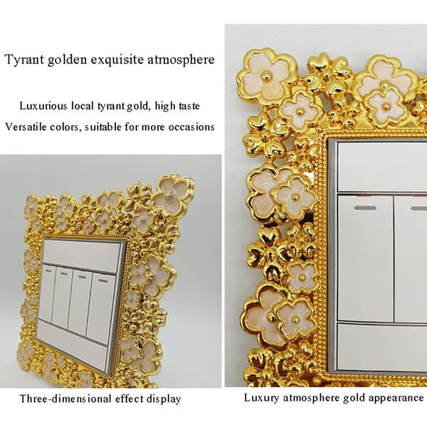 Valokytkimen cover Surround Socket Frame SILVER Silver