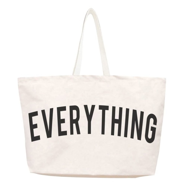 Store Tote Bags Lærred Håndtasker HVID white