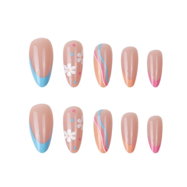 Almond Fake Nails False Nail 5 5 5