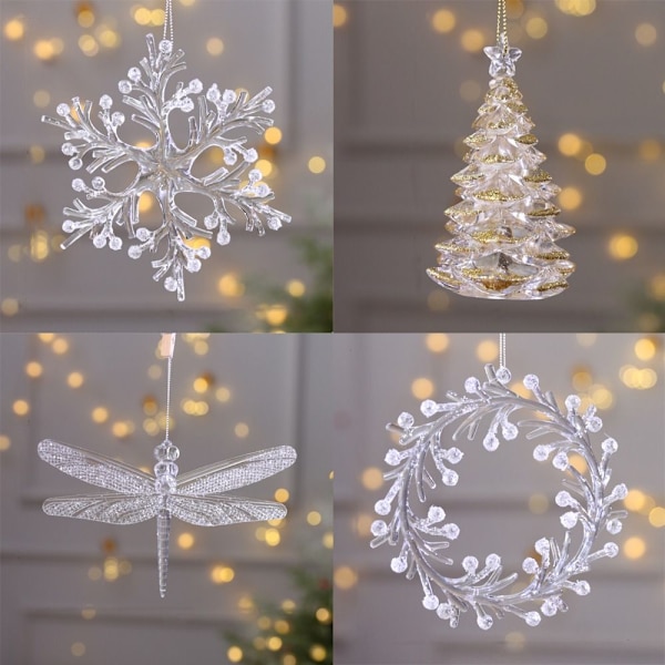Julkristallhängen Julgransprydnader STIL 3 Style 3