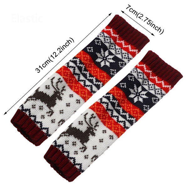 Fingerløse lange hansker Armdekselhansker FARGE 3 FARGE 3 Color 3
