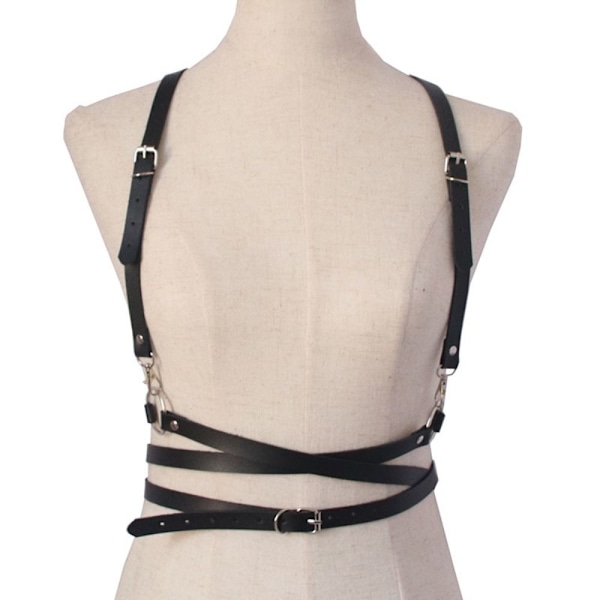 Korkeavyötäröinen vyö Punk Gothic Belts PINK Pink
