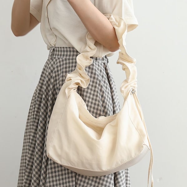 Håndveske Fold Cross-body Bag HVIT white