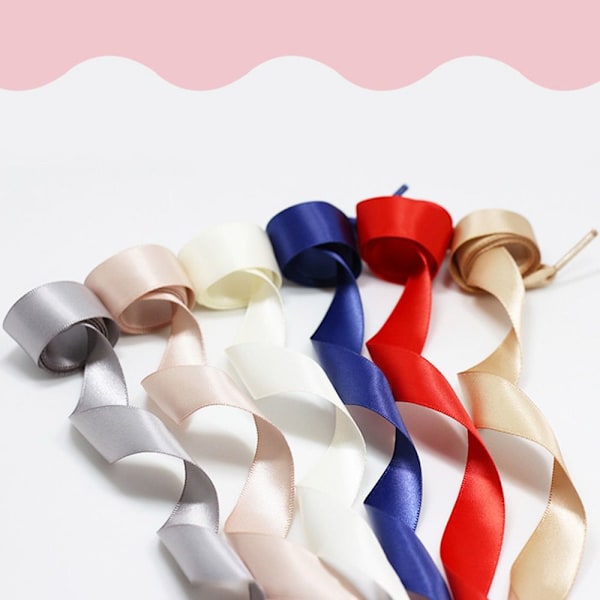 Platta skosnören Satin Ribbon Skosnören BEIGE Beige