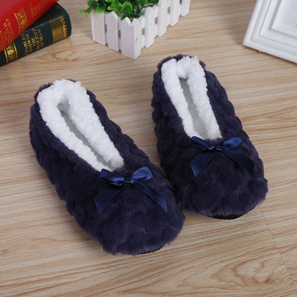 Home House Slipper Indoor Home Tossut TUMMANSINISTÄ Dark Blue