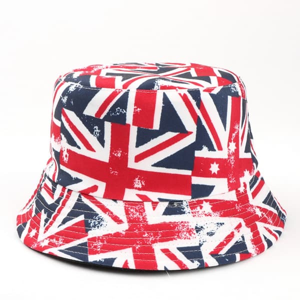 Vendbar bøttehatt britiske hatter 1 1 1
