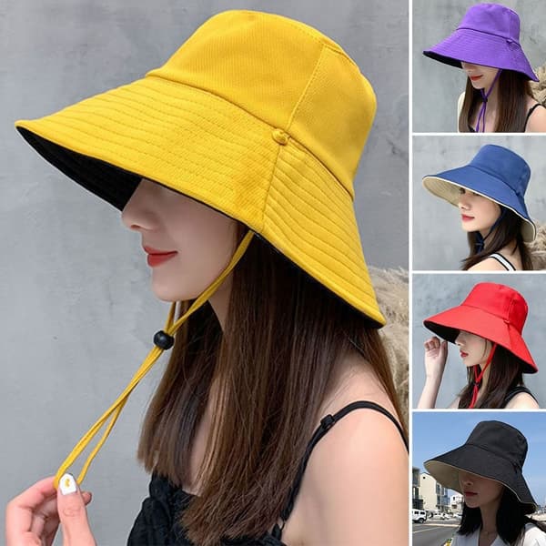Bøttehatt Beach Cap BLÅ Blue