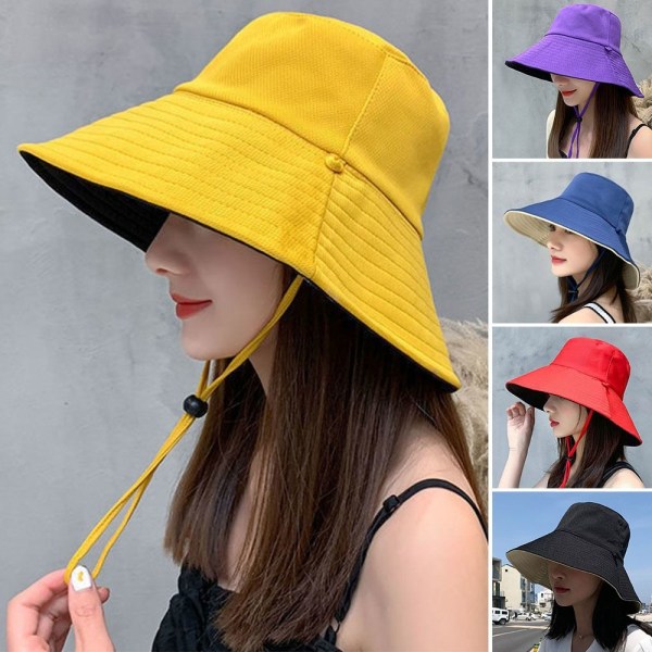 Bucket Hat Beach Cap LILA Purple