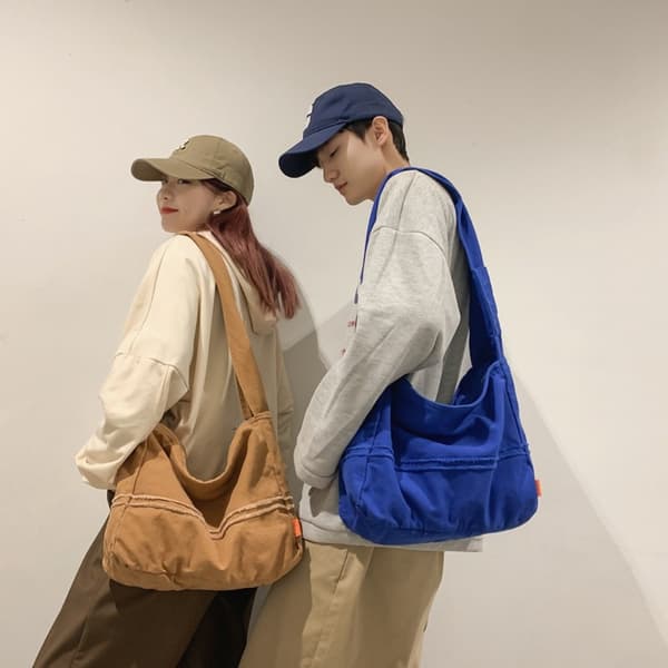 Messenger Bag Shopping Bag VIT white