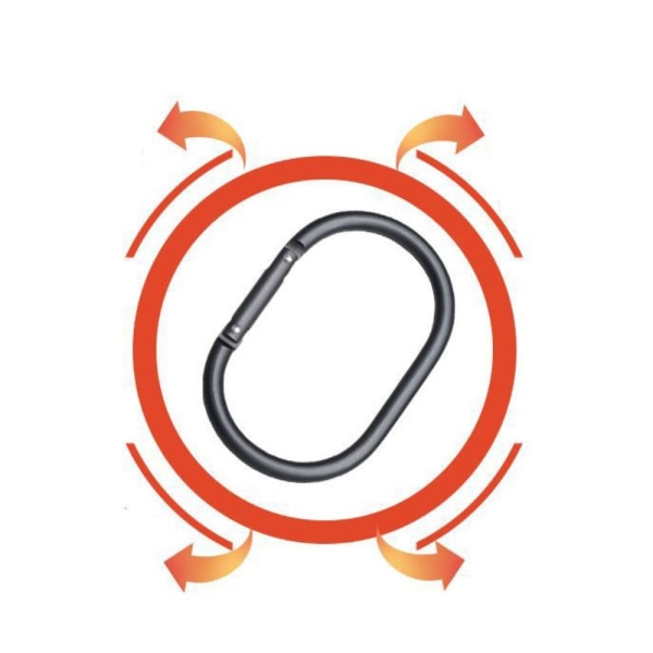 2/4stk Fjederspænder U-formet Ring 2STK 2STK 2pcs