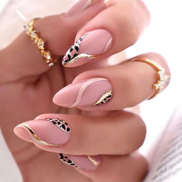 False Nails Long Almond 1 1 1