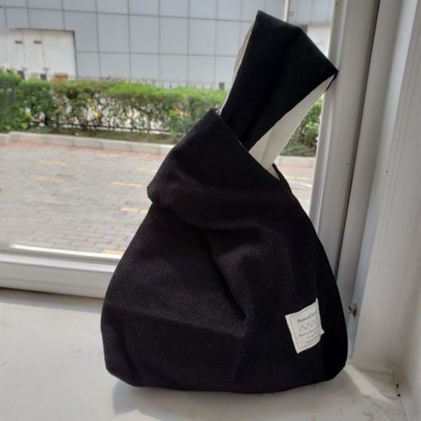 Knot Wrist Bag Håndtaske SORT black